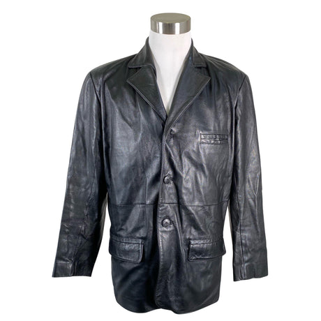 Unisex Kari Lepistö Leather - Nahktagi, suurus L - Must ()