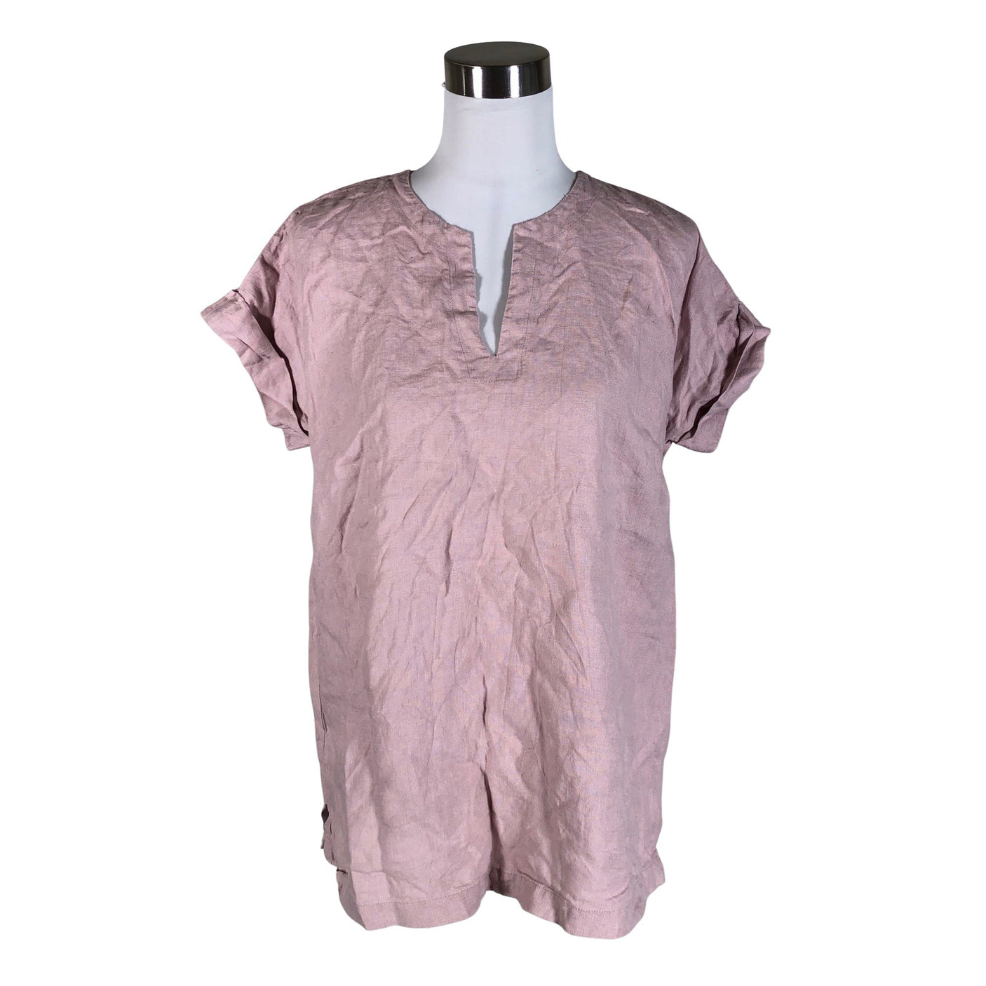 Unisex NOSH - Lühikeste käistega pluus, suurus 36 - Heleroosa (1)