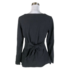 Unisex NOSH - Trikotaažist pluus, suurus 36 - Must (2)