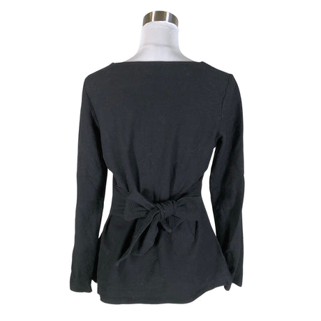 Unisex NOSH - Trikotaažist pluus, suurus 36 - Must (2)