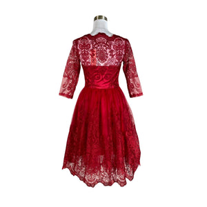 Unisex Chi Chi London - Pidulik kleit, suurus 36 - Punane (2)