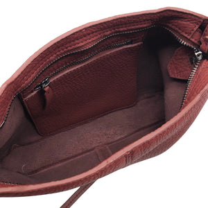 Unisex Ecco - Õlakott, suurus Mini - Veinipunane (2)