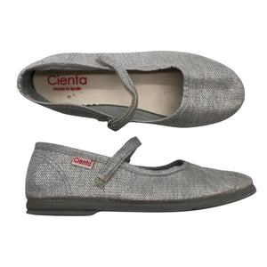 Unisex Cienta - Pidulikud baleriinad, suurus 35 - Hõbe (1)