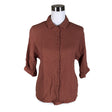 Unisex Twothirds - Lühikeste käistega pluus, suurus 34 - Punane ()