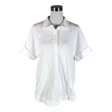 Unisex Ouì - Lühikeste käistega pluus, suurus 36 - Valge ()