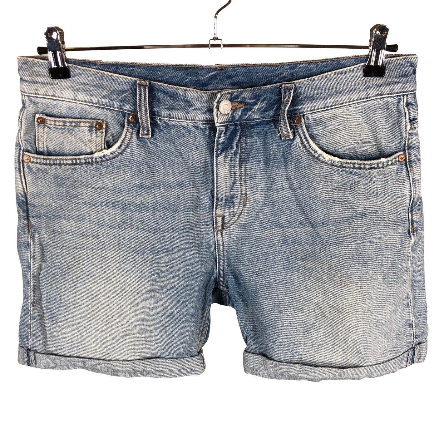 Unisex Weekday - Teksast lühikesed püksid, suurus W32 - Helesinine (1)