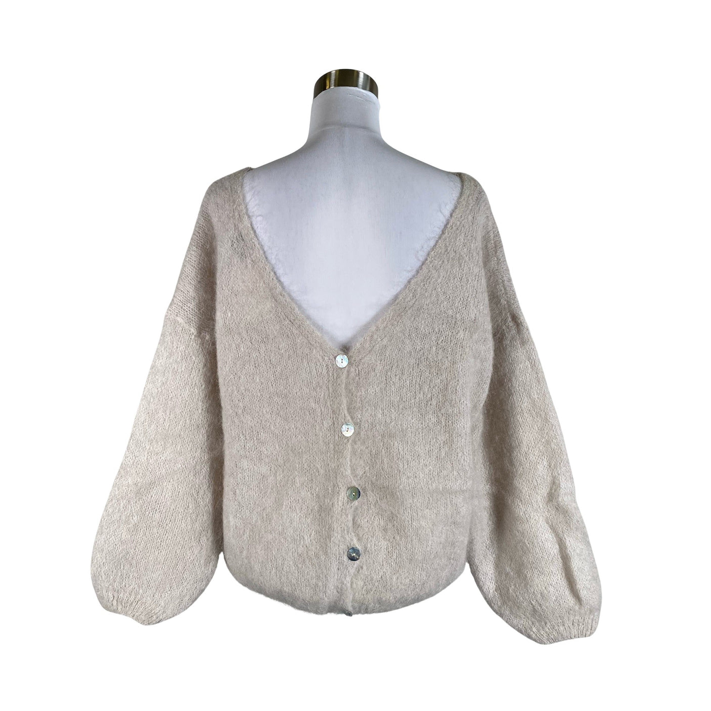 Unisex Americandreams - Kardigan, suurus 38 - Beige (2)