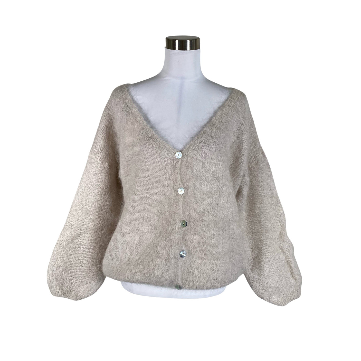 Unisex Americandreams - Kardigan, suurus 38 - Beige (3)