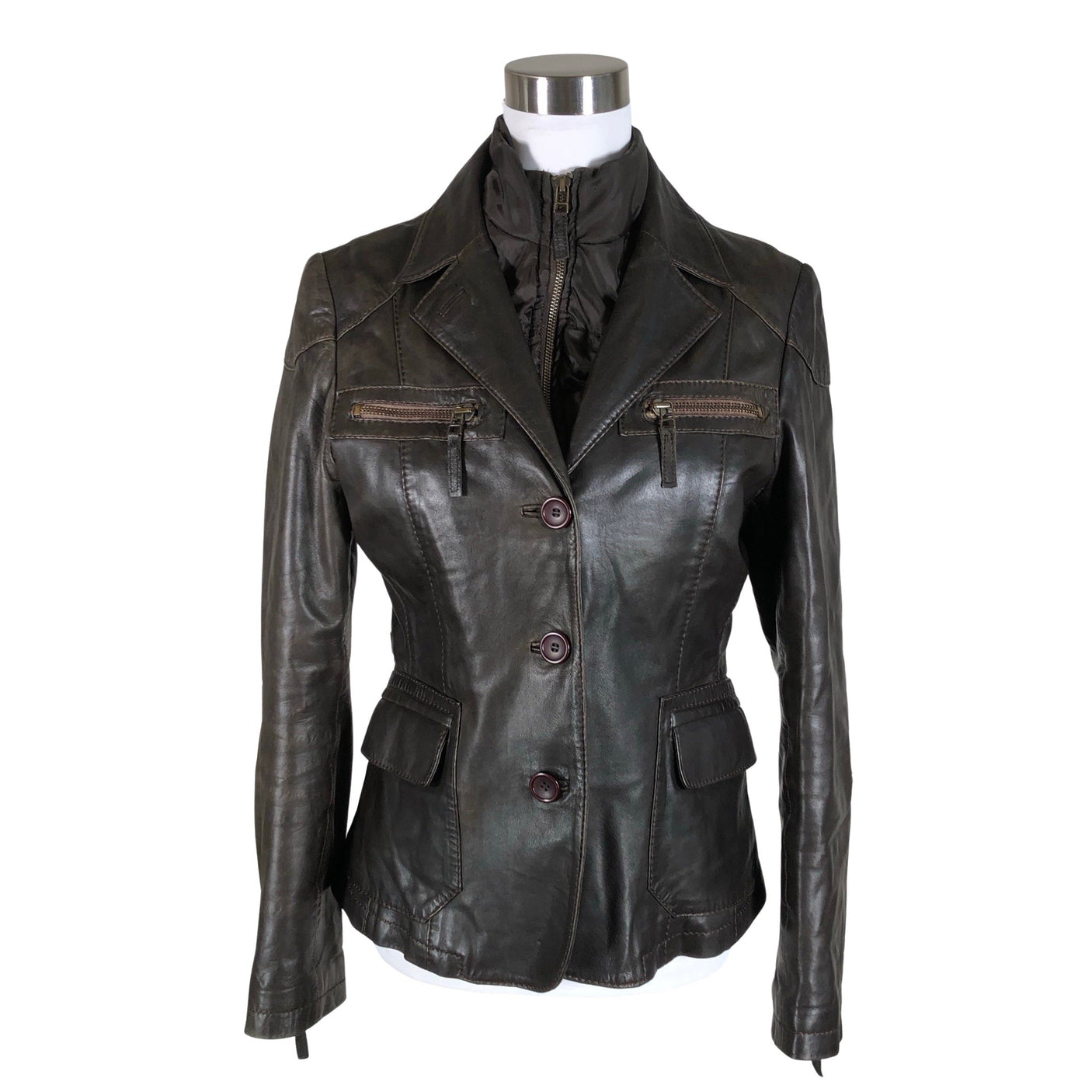 Unisex Big-L - Nahktagi, suurus 40 - Hall (1)
