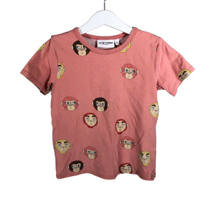 Unisex Mini Rodini - T-särk, suurus 116 - 122 - Heleroosa (1)