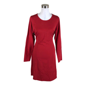 Unisex Kaiko - Trikotaažist kleit, suurus 40 - Veinipunane (1)