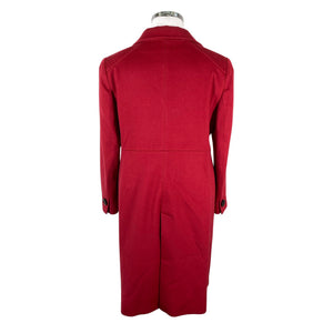 Unisex Cinzia Rocca - Villane mantel, suurus 44 - Punane (2)