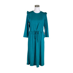 Unisex Nanso - Trikotaažist kleit, suurus 40 - Roheline (1)