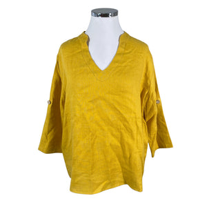 Unisex Bypias - Mitteveniv tuunika, suurus 42 - Kollane (1)