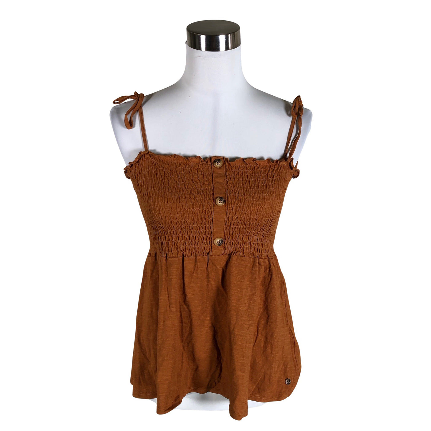 Unisex Tom Tailor - Trikotaažist topp, suurus 36 - Pruun (1)
