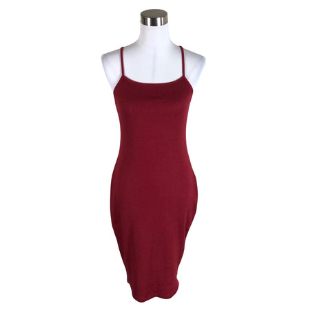 Unisex Bara Sportswear - Trikotaažist kleit, suurus 36 - Veinipunane ()