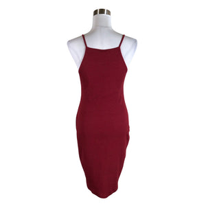 Unisex Bara Sportswear - Trikotaažist kleit, suurus 36 - Veinipunane (2)