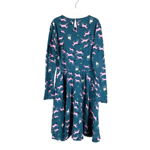 Unisex me&i - Trikotaažist kleit, suurus 146 - 152 - Sinine (2)