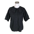 Unisex Modström - Lühikeste käistega pluus, suurus 38 - Must ()