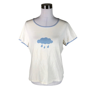 Unisex Nanso - T-särk, suurus 38 - Looduslik valge (1)