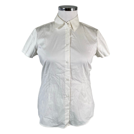 Unisex s.Oliver - Lühikeste käistega pluus, suurus 42 - Looduslik valge ()