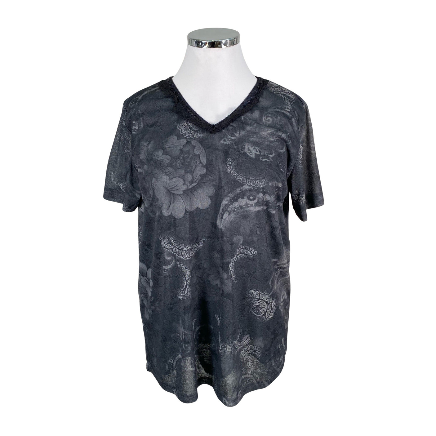 Unisex Skifi - Lühikeste käistega pluus, suurus 50 - Hall (1)
