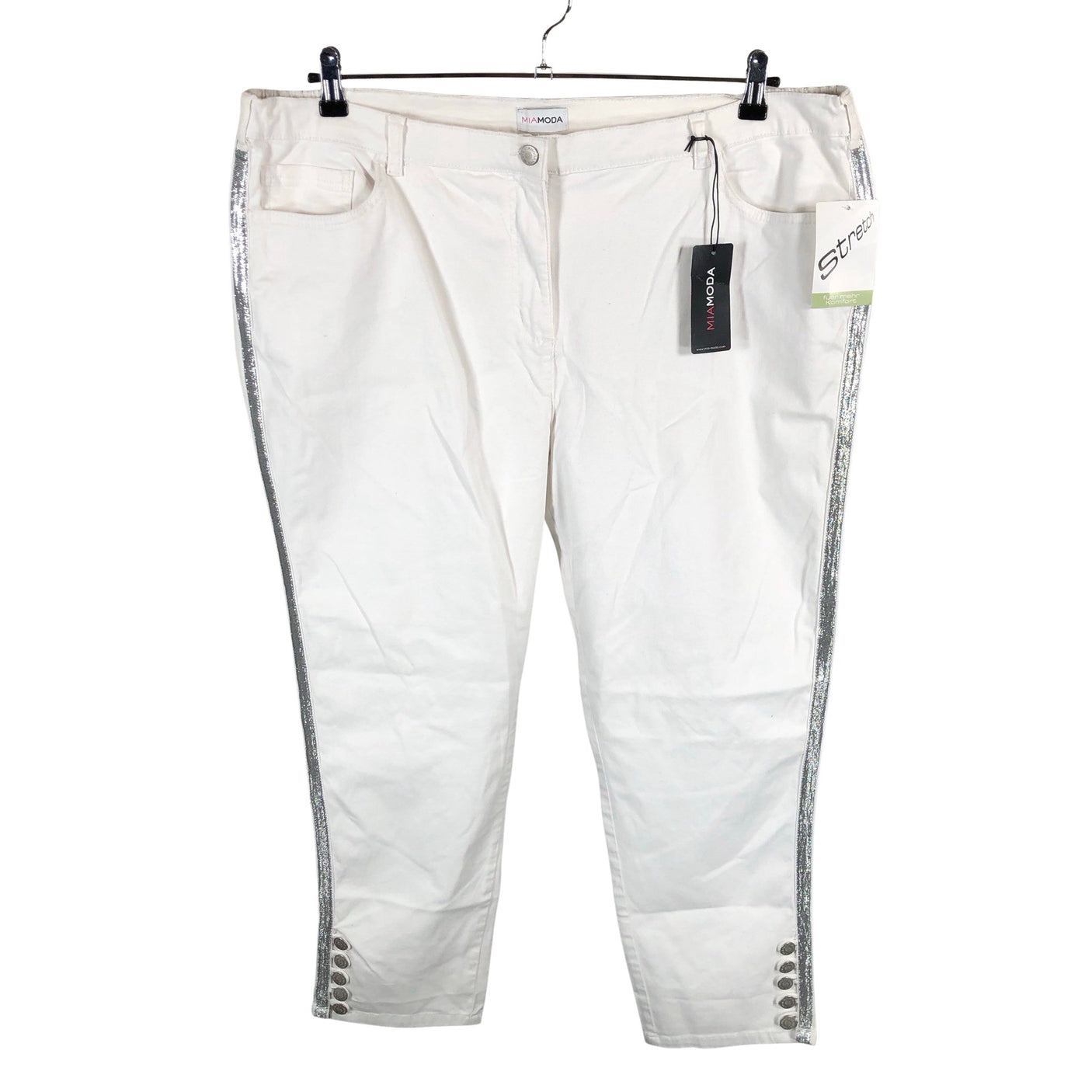 Unisex Mia Moda - Teksad, suurus 50 - Valge (1)
