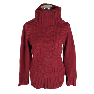 Unisex Koroshi - Kampsun, suurus 38 - Veinipunane (1)