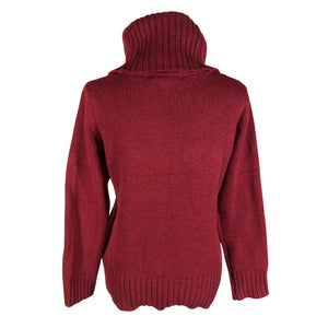 Unisex Koroshi - Kampsun, suurus 38 - Veinipunane (2)