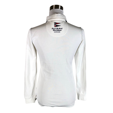 Unisex Henri Lloyd - Trikotaažist pluus, suurus 34 - Looduslik valge (2)