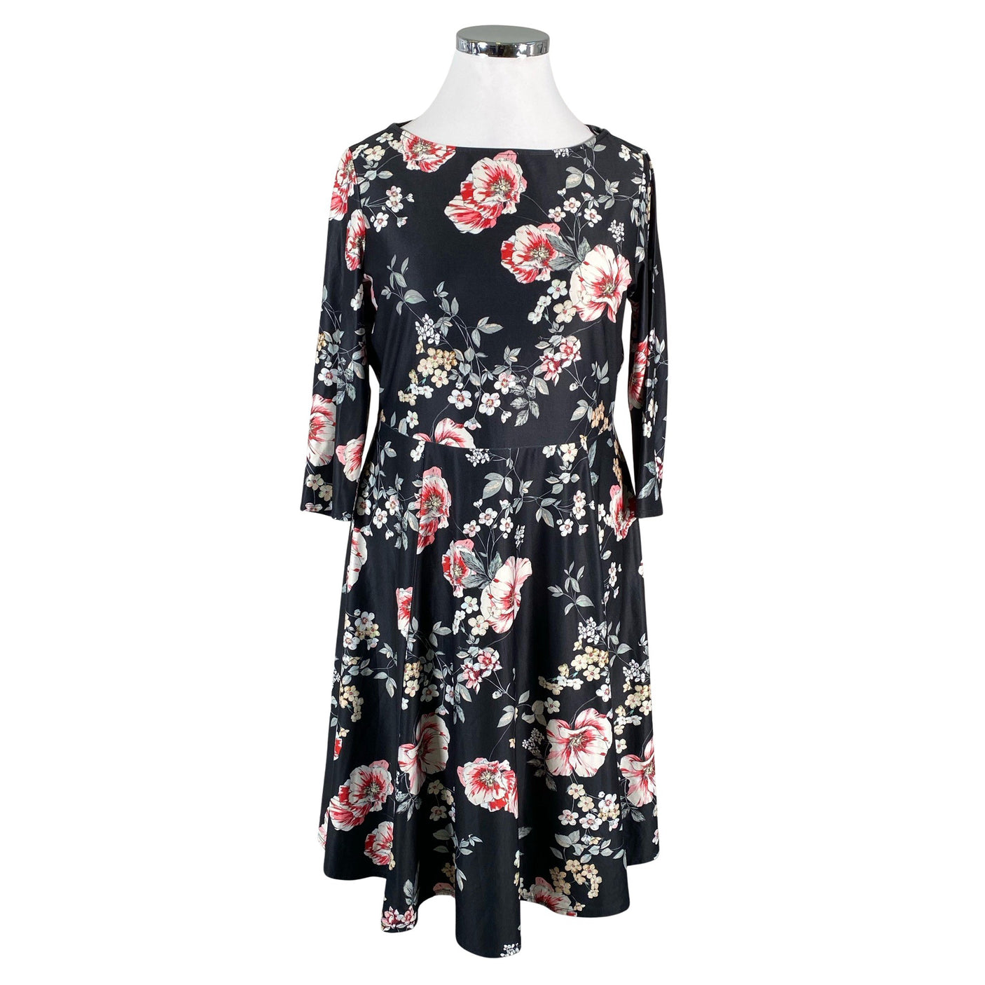 Unisex Wallis - Trikotaažist kleit, suurus 42 - Must (1)