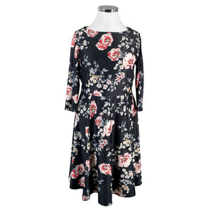 Unisex Wallis - Trikotaažist kleit, suurus 42 - Must (1)