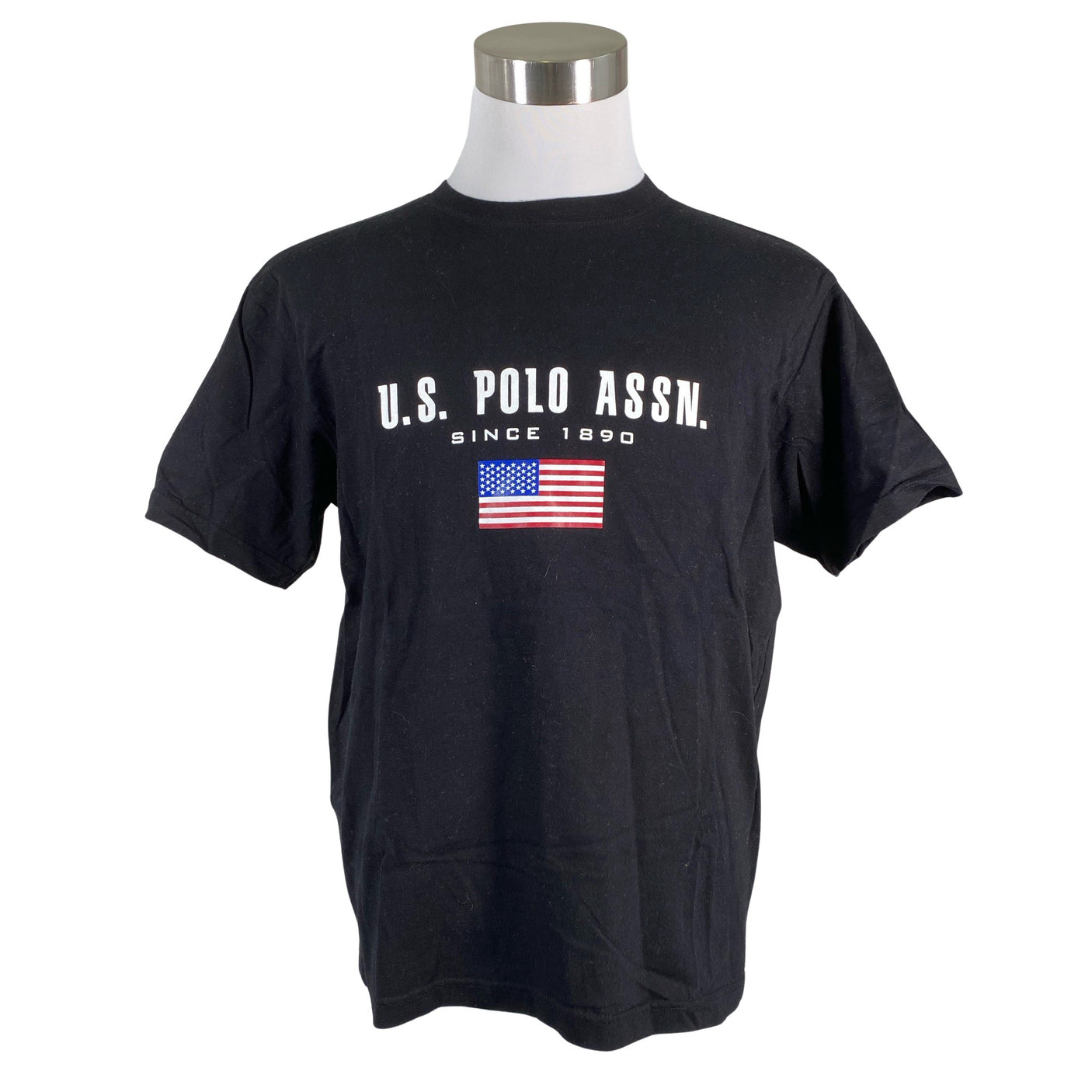 Unisex U.S. Polo Assn. - T-särk, suurus L - Must (1)