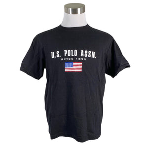 Unisex U.S. Polo Assn. - T-särk, suurus L - Must (1)