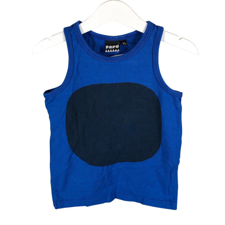 Unisex Papu - Trikotaažist topp, suurus 98 - 104 - Sinine ()