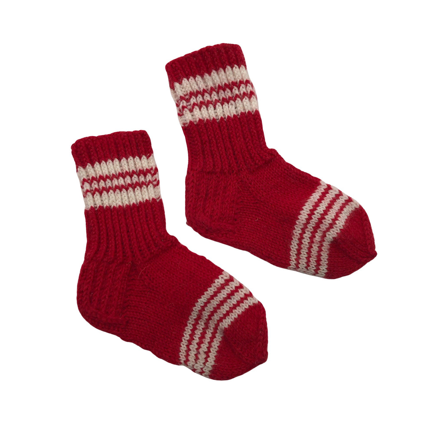 Unisex Handmade - Villased sokid, suurus 20 - Punane (1)