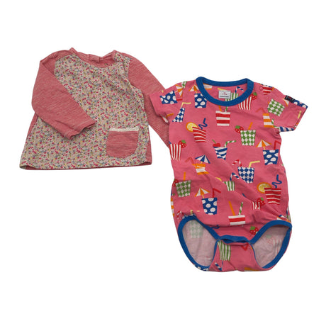 Unisex Polarn O. Pyret - Bodi, suurus 74 - 80 - Roosa ()