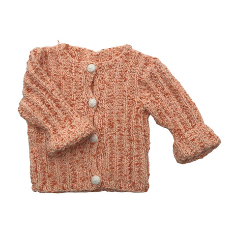 Unisex Handmade - Kardigan, suurus 74 - 80 - Heleroosa ()