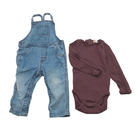 Unisex Polarn O. Pyret - Pükskostüüm, suurus 74 - 80 - Sinine ()