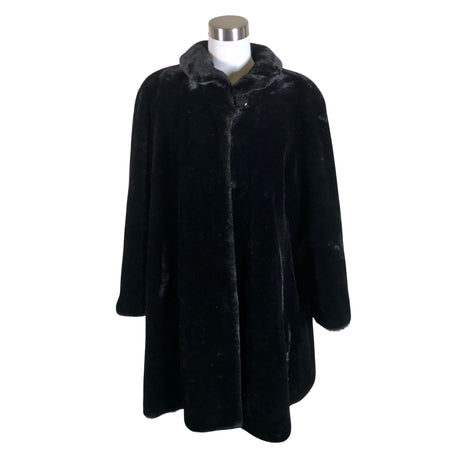 Unisex Ajatar - Kunstkarusnahast mantel, suurus 34 - Must ()