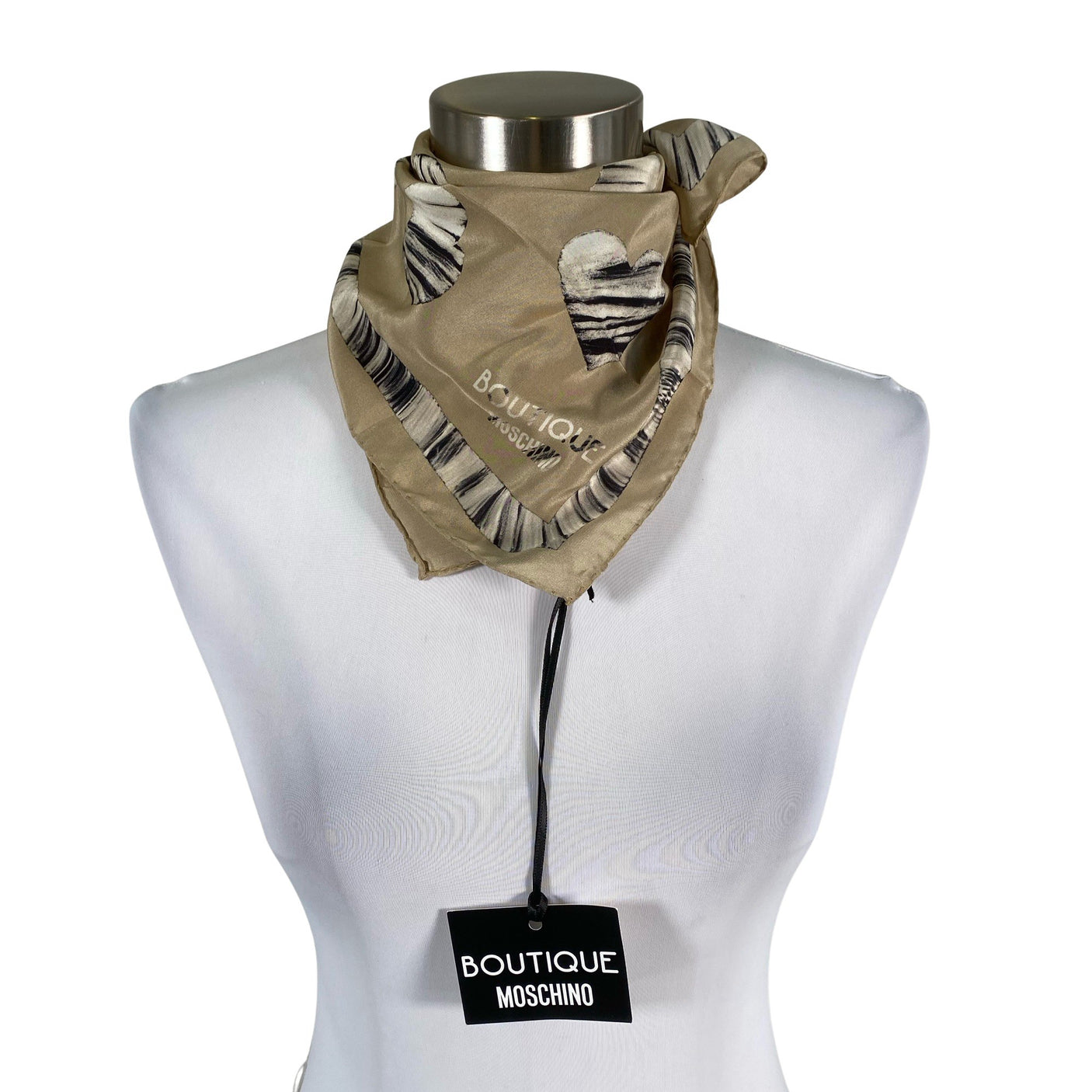 Unisex Boutique Moschino - Õhuke sall, suurus Mini - Beige (1)