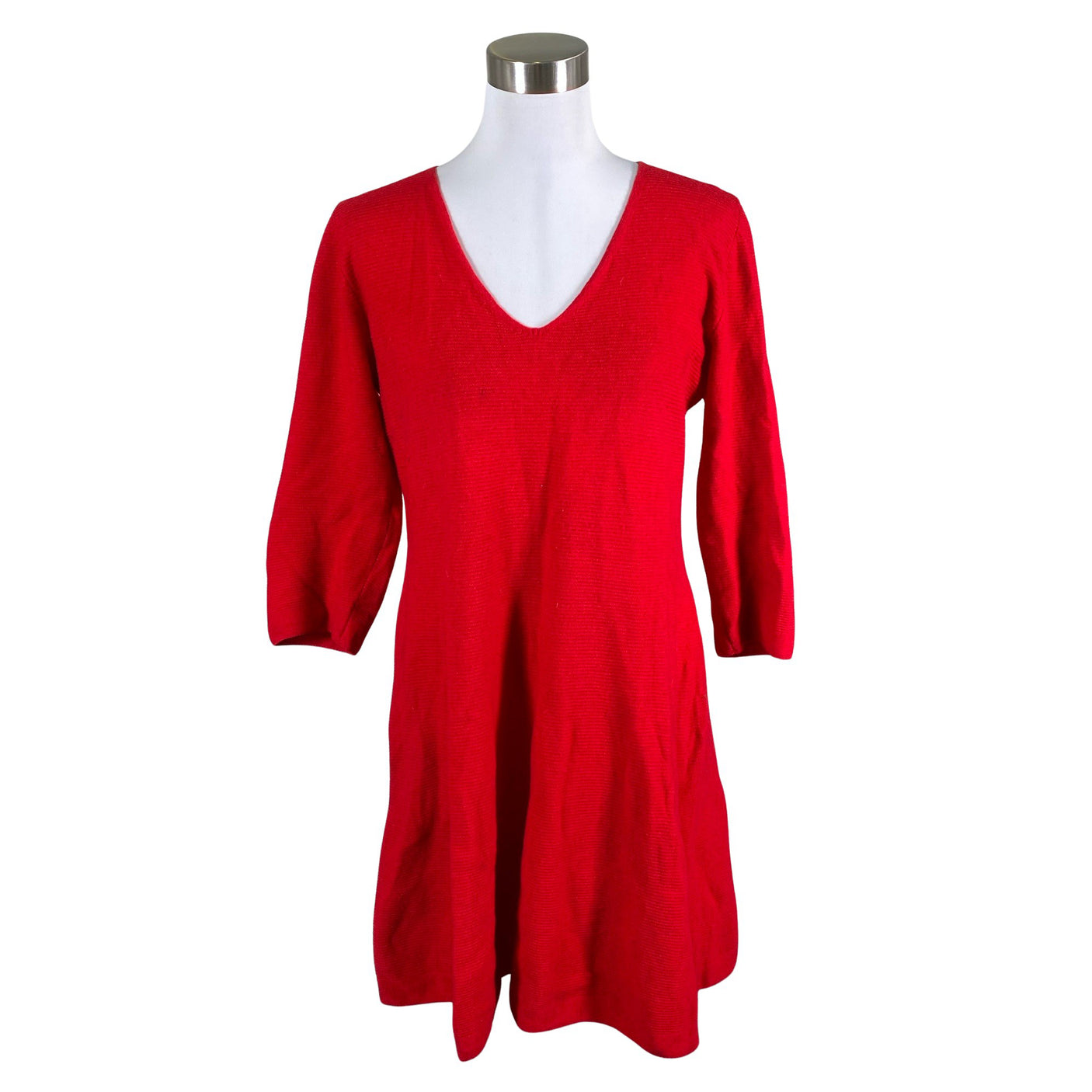 Unisex Benetton - Kootud kleit, suurus 40 - Punane (1)