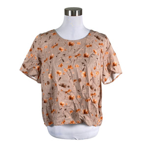 Unisex Kaiko - Lühikeste käistega pluus, suurus 36 - Heleroosa (1)
