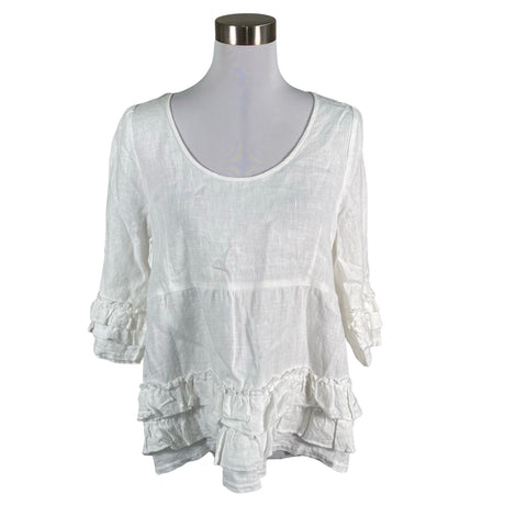 Unisex Bypias - Pluus, suurus 40 - Valge ()
