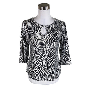 Unisex Nanso - Trikotaažist pluus, suurus 38 - Valge (1)
