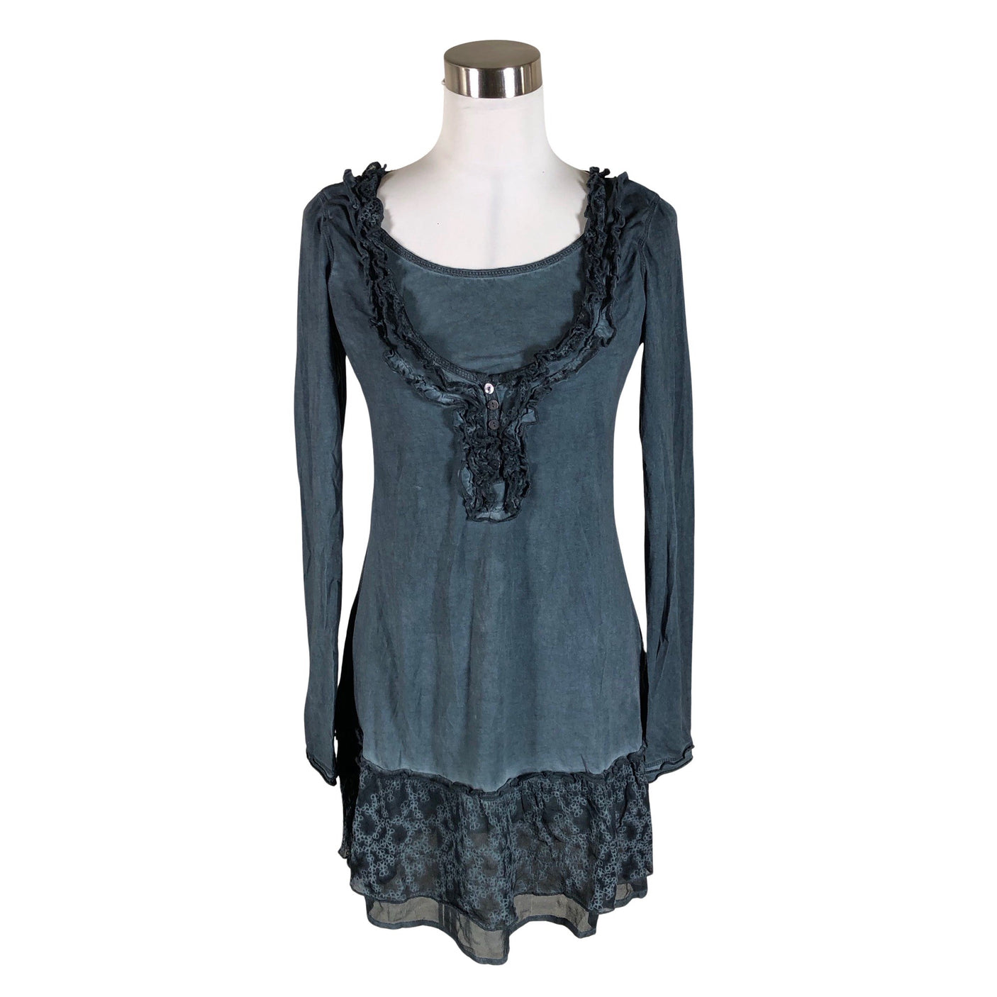 Unisex Nile - Trikotaažist tuunika, suurus 36 - Sinine (1)