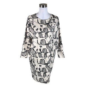 Unisex Metsola - Trikotaažist kleit, suurus 38 - Beige (1)