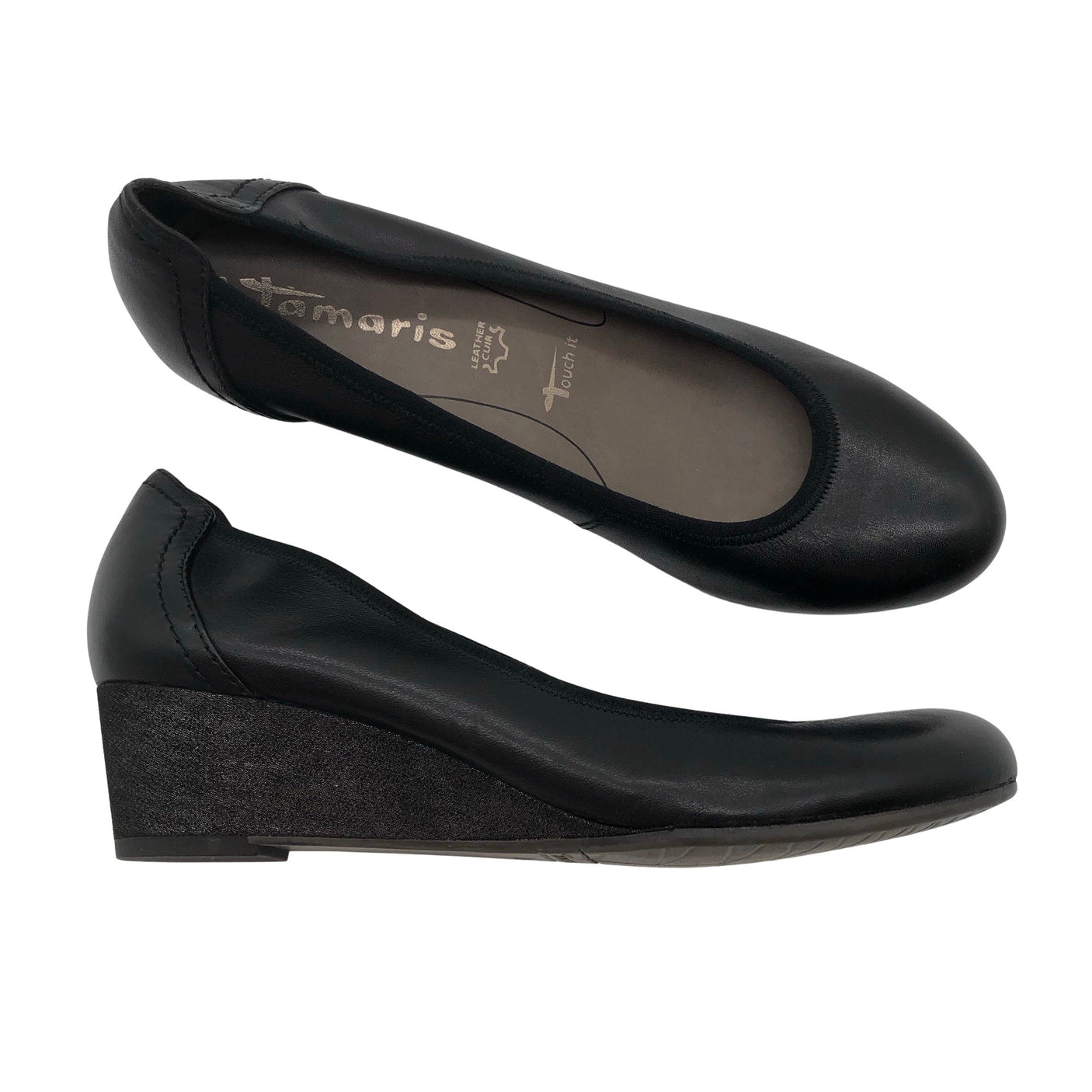 Unisex Tamaris - Kiilkontsaga kingad, suurus 38 - Must (1)