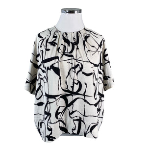 Unisex InWear - Lühikeste käistega pluus, suurus 46 - Valge (1)