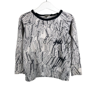 Unisex Papu - Trikotaažist pluus, suurus 110 - 116 - Valge (1)